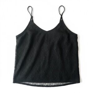 Hayden Los Angeles Black Lace Cami Tank Sheer Adjustable Strap Top NWT Small